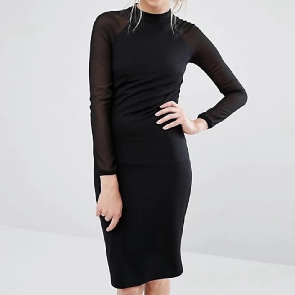 Ted baker black midi